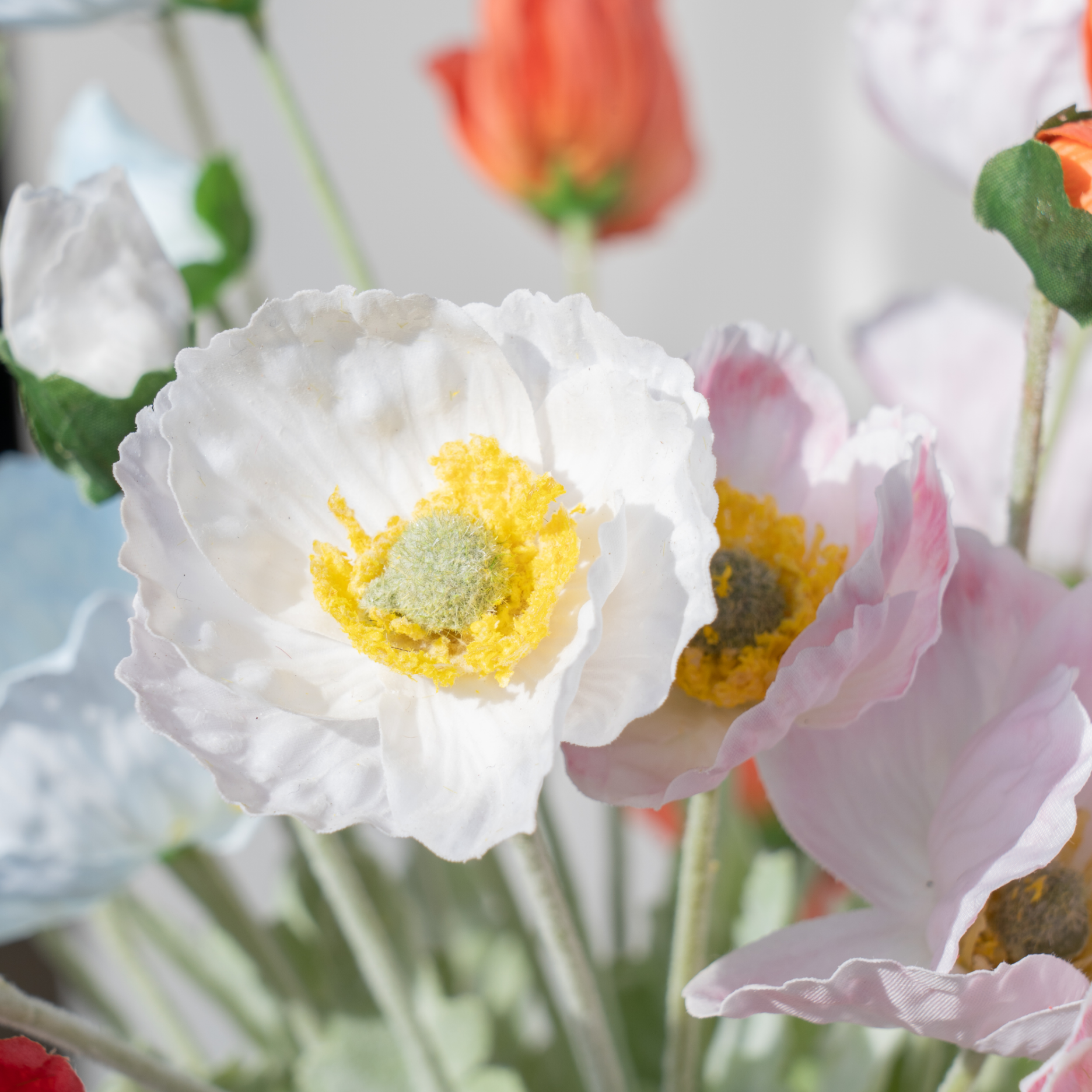 Kunstig valmue - real touch